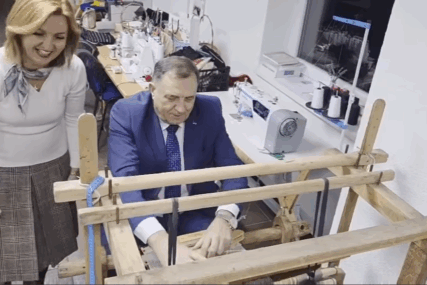(VIDEO) Dodik na neobičnom zadatku: Politiku zamijenio UČENJEM skoro izumrlog zanata
