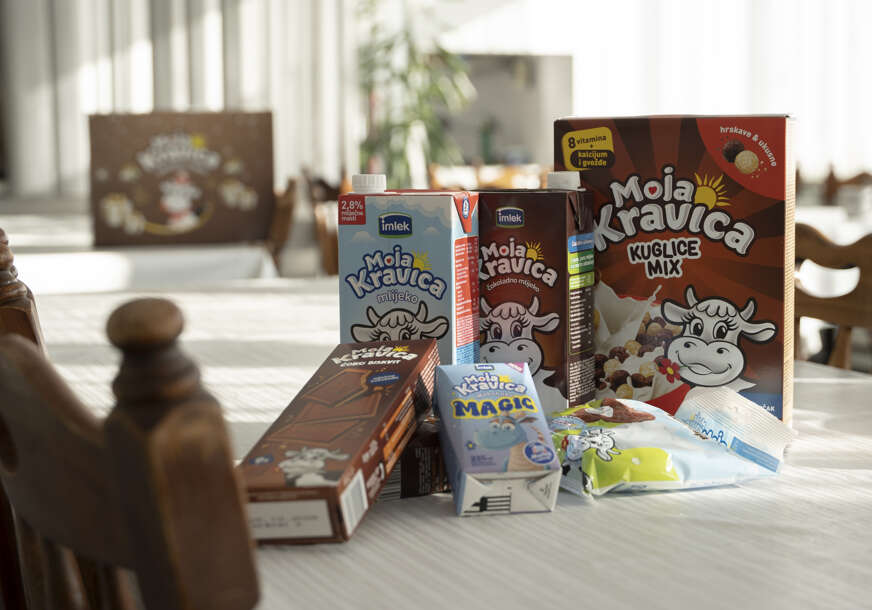(FOTO) Kompanija “Mlijekoprodukt” uljepšala praznike ZA 400 MALIŠANA iz najosjetljivijih kategorija društva
