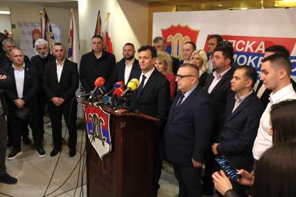 (VIDEO, FOTO) “Cilj je da budemo na vlasti” Blanuša na čelu SDS i kandidat za predsjednika Republike Srpske na izborima 2026.