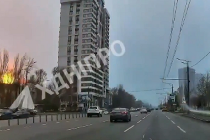 (VIDEO) NEBO U PLAMENU, IMA I MRTVIH Objavljen dramatičan snimak napada na Dnjepar