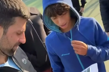 "Sjeti se ovog treninga kada budeš osvojio svoj prvi Grend slem" Novak Đoković otkrio buduću zvijezdu tenisa