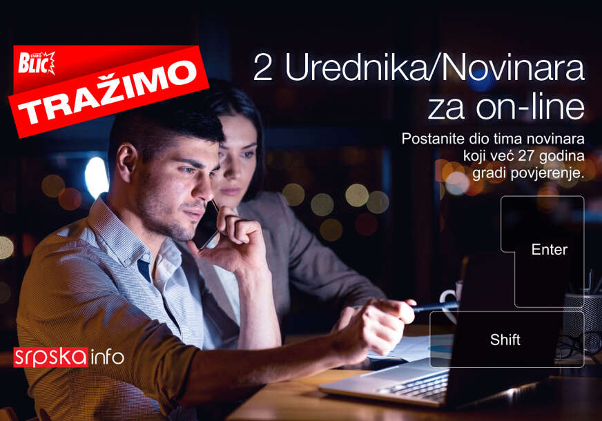 Oglas za novinare-urednike