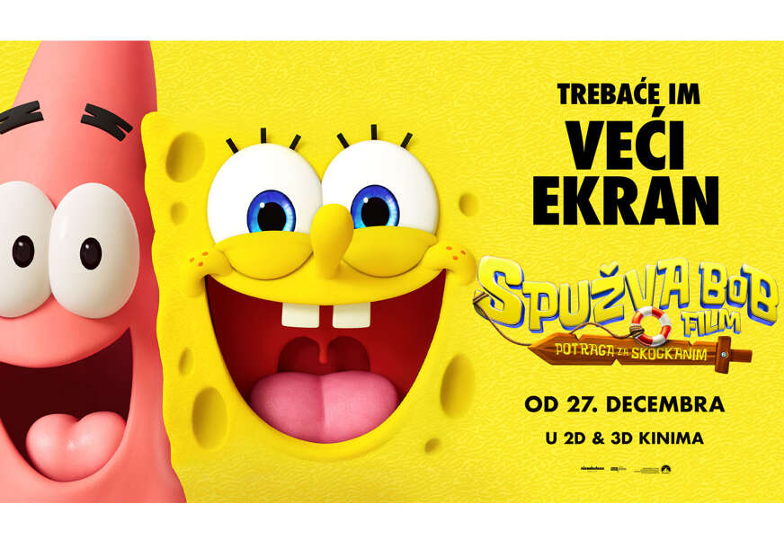 (VIDEO, FOTO) Potraga za Skockanim: Sunđer Bob i ekipa stižu u Cineplexx Palas