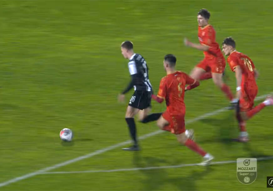 detalj sa utakmice Partizan - Napredak