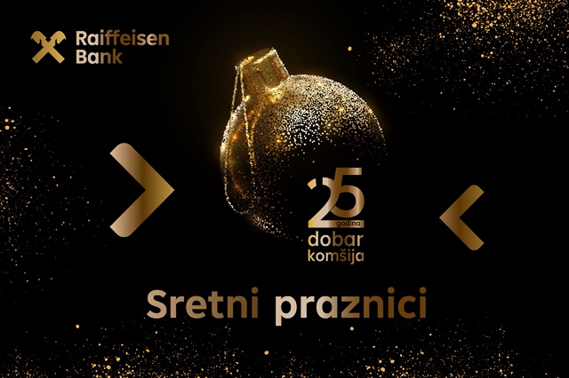 RAIFFEISEN BANKA nastavila praksu donacija povodom praznika