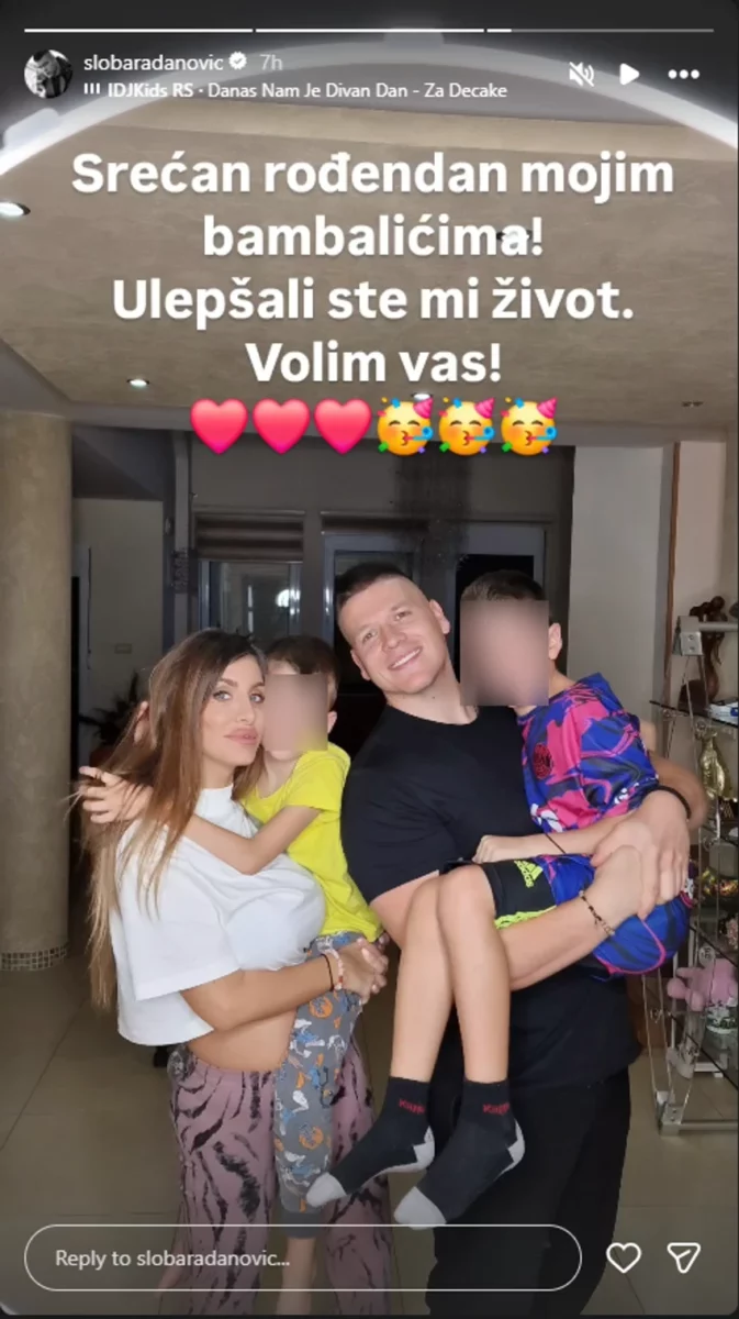 FOTO: SLOBARADANOVIC/INSTAGRAM/SCREENSHOT