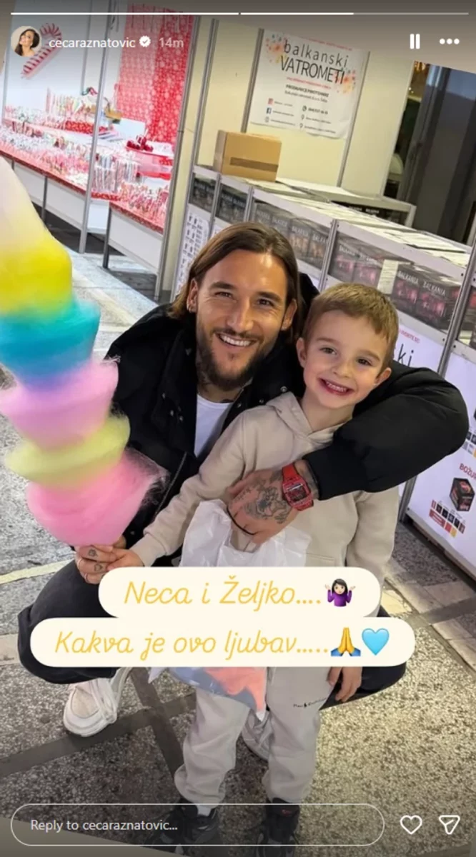 FOTO: CECARAZNATOVIC / INSTAGRAM/SCREENSHOT