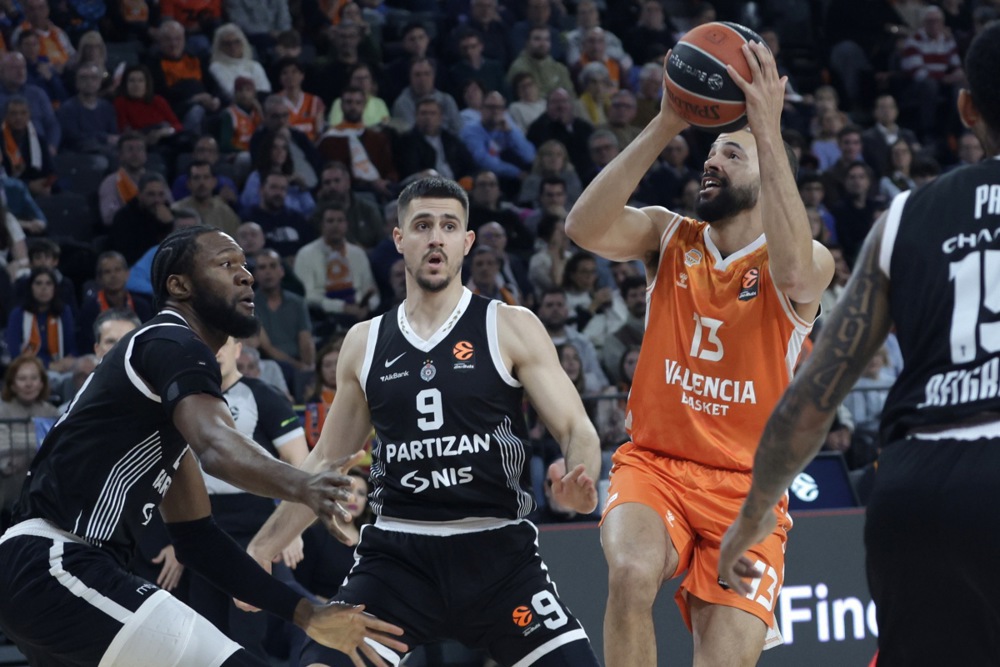 Partizan izgubio od Valensije, vezao 4. poraz u Evroligi