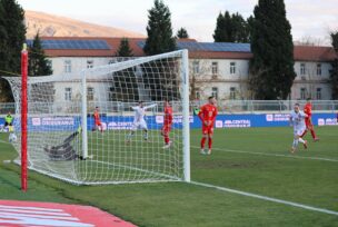 detalj sa utakmice Zrinjski - Velež