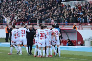 detalj sa utakmice Zrinjski - Velež