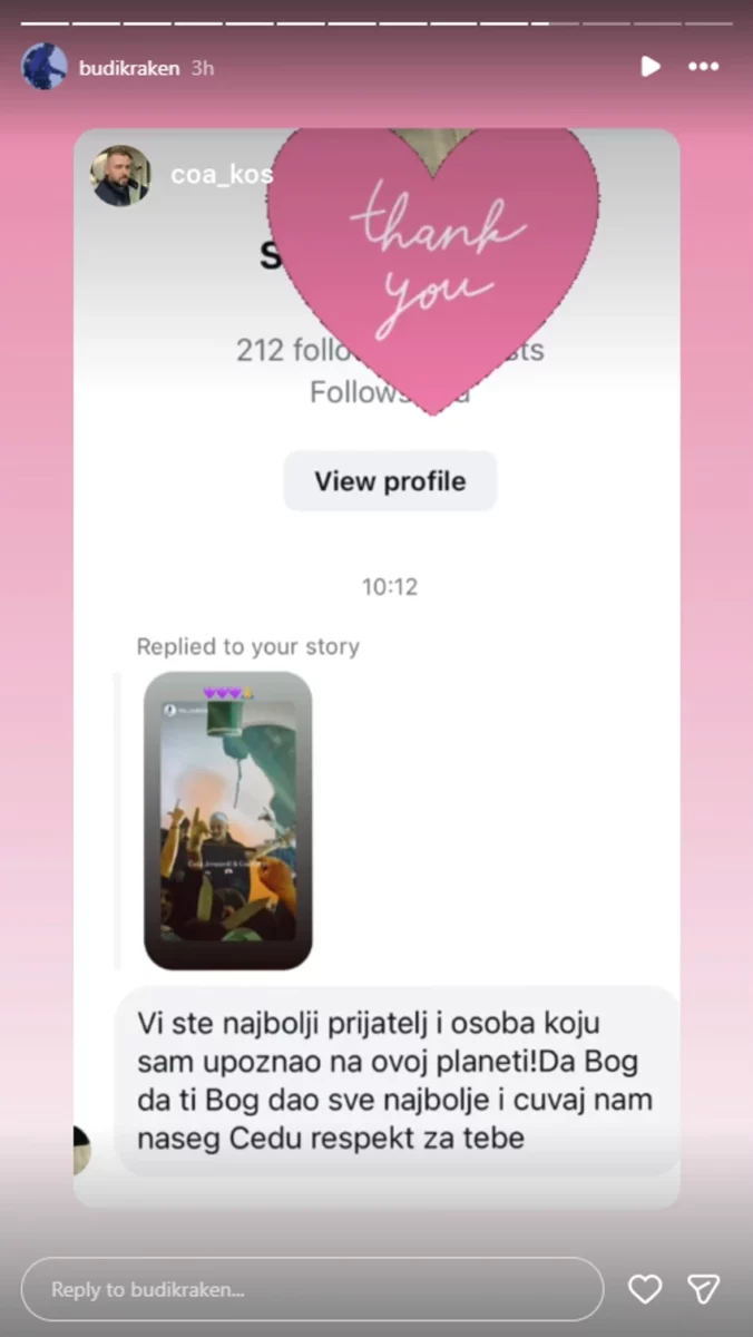 FOTO: BUDIKRAKEN/INSTAGRAM/SCREENSHOT