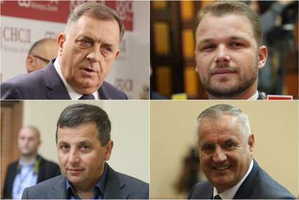 milorad dodik , draško stanivuković, nebojša vukanović , radovan višković
