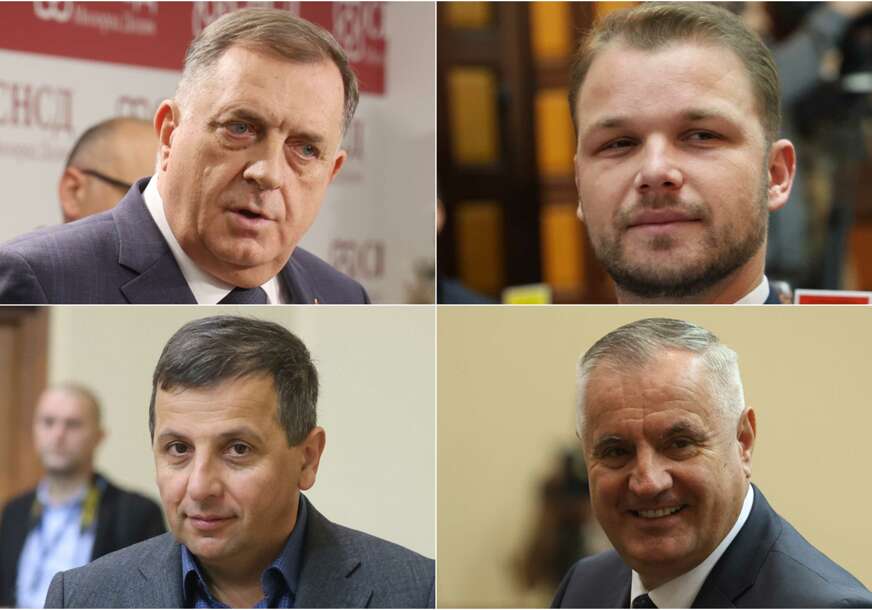 milorad dodik , draško stanivuković, nebojša vukanović , radovan višković