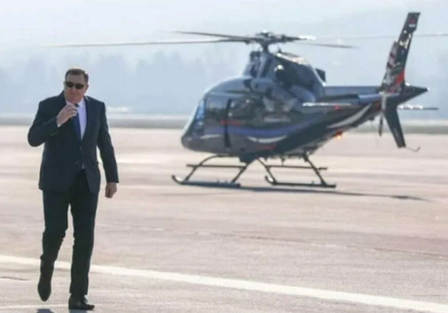 milorad dodik , helikopter
