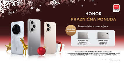 Savršeni HONOR pokloni čekaju vas u m:tel prazničnoj ponudi!