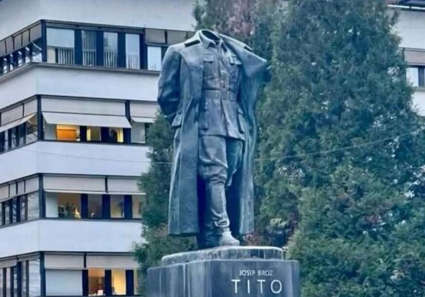 SKINUO MU GLAVU Vandalu koji je oskrnavio kipa Josipa Broza Tita prijeti višegodišnja kazna