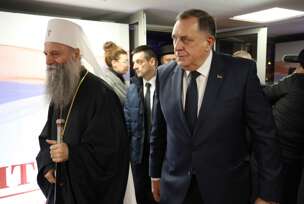 Milorad Dodik i Patrijarh Porfirije