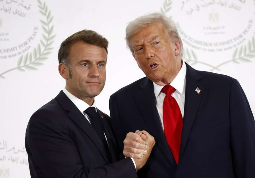 emanuel makron i donald tramp