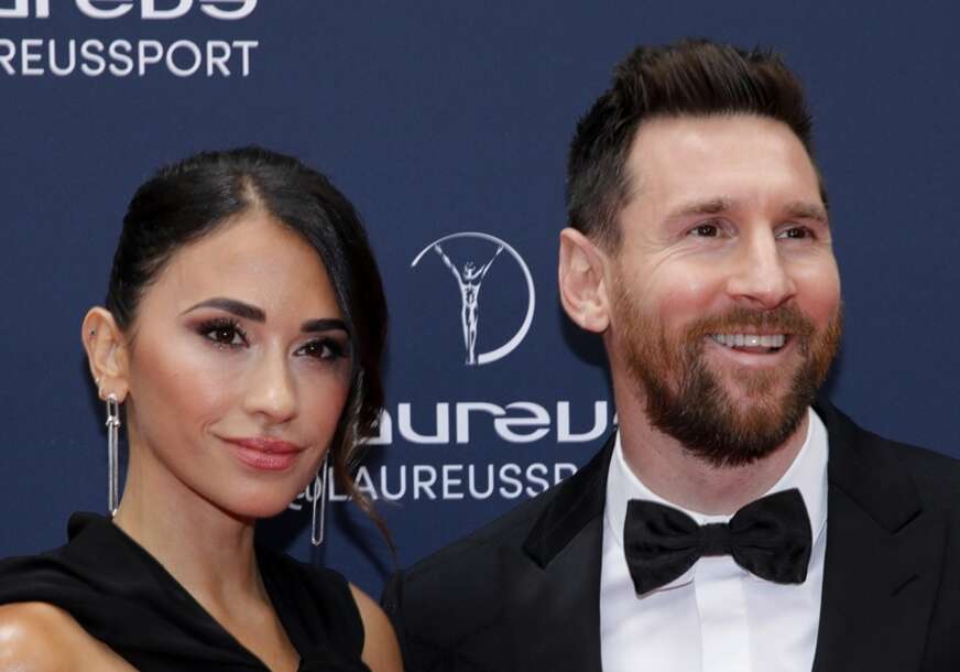 Antonela Rokuzo i Lionel Mesi