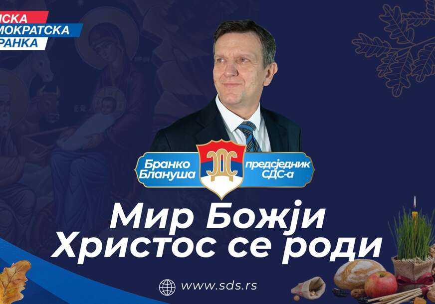 Blanuša uputio čestitku "Neka svaku kuću i srca svih vjernika BOŽIĆNI DUH ispuni mirom i blagostanjem"
