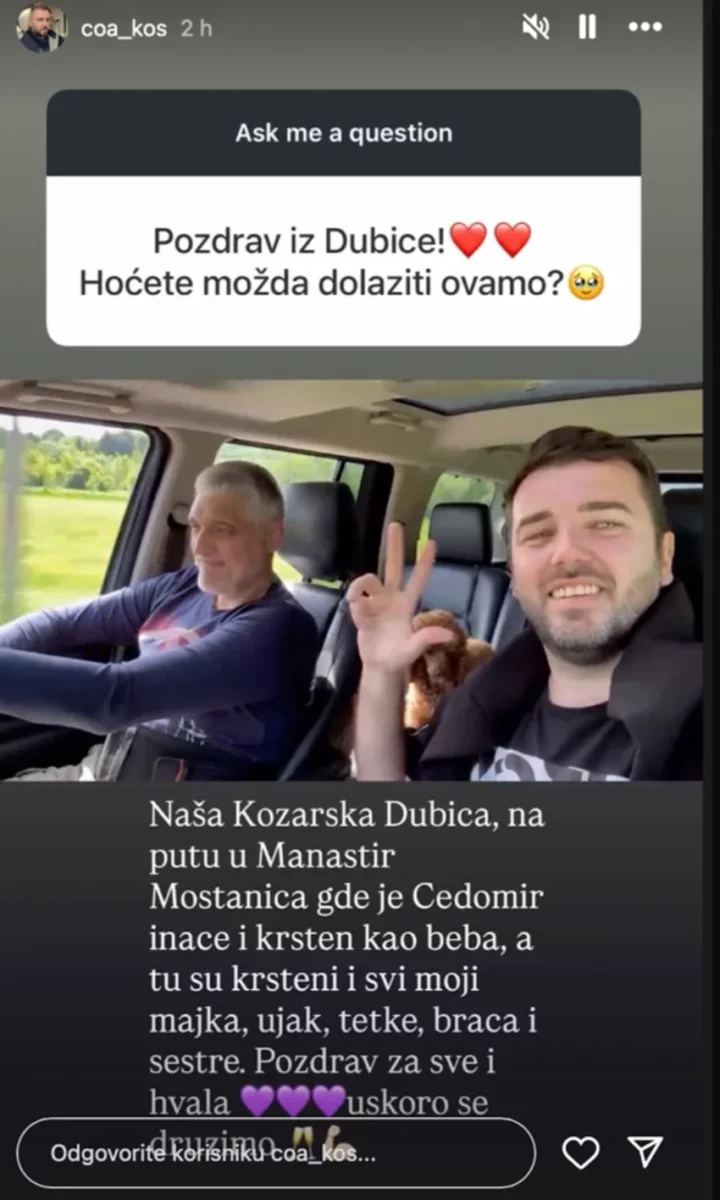 FOTO: COA_KOS/INSTAGRAM 