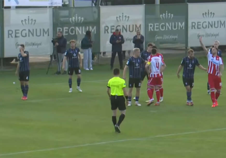 detalj sa utakmice Crvena zvezda - Majnhajm