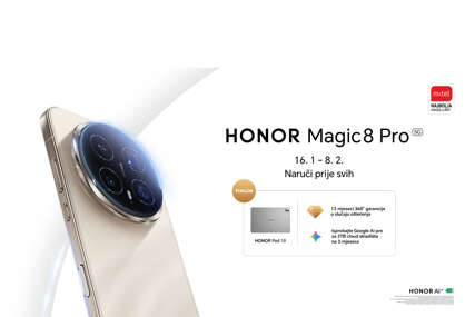 Magija sa sjajnim poklonima: Naručite HONOR Magic8 Pro u m:tel ponudi - Fantastična preorder ponuda koja vas nagrađuje