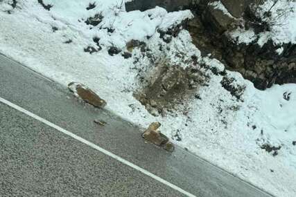 Vozačima se savjetuje OPREZ: Odroni na putu Mrkonjić Grad – Banjaluka kroz kanjon