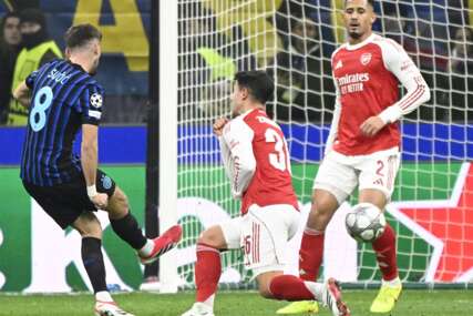 detalj sa meča Inter - Arsenal