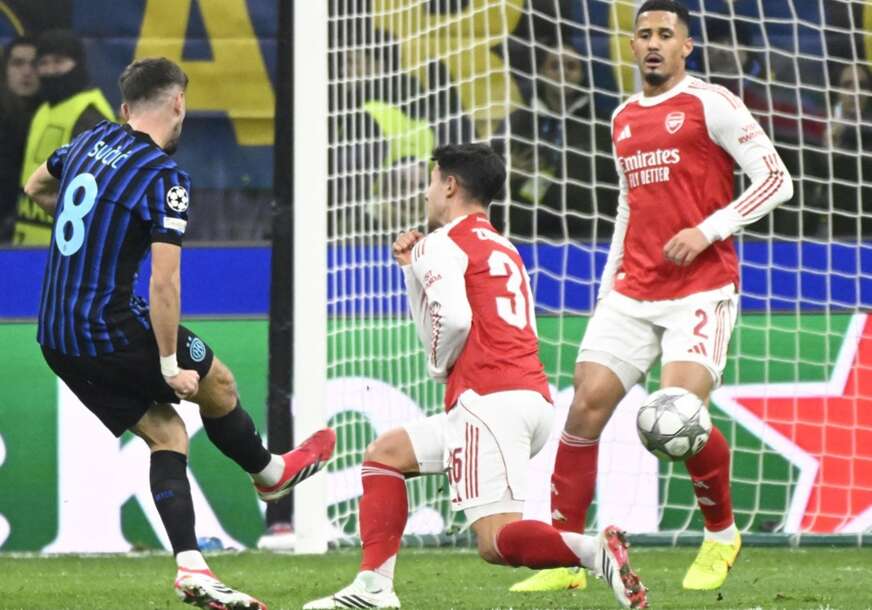 detalj sa meča Inter - Arsenal