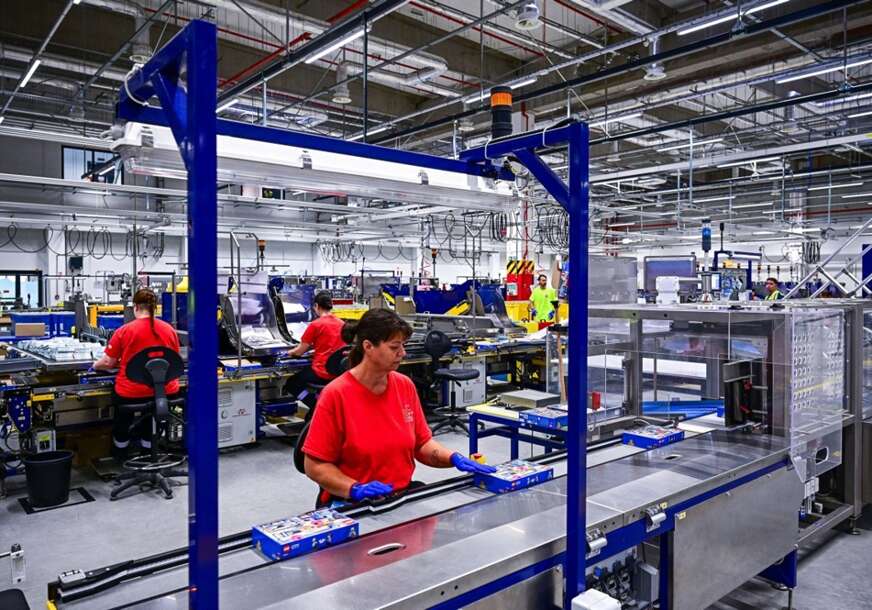 Lego fabrika