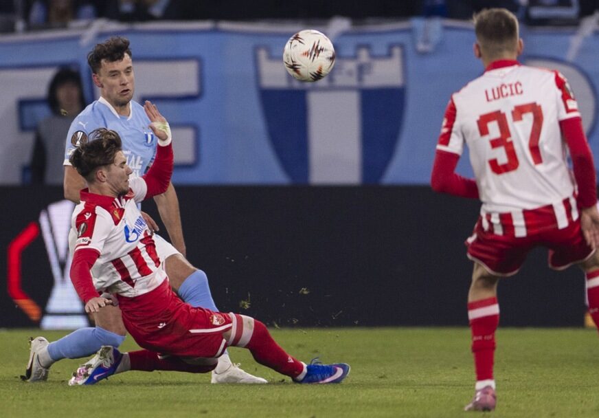 detalj sa utakmice Malme - Crvena zvezda