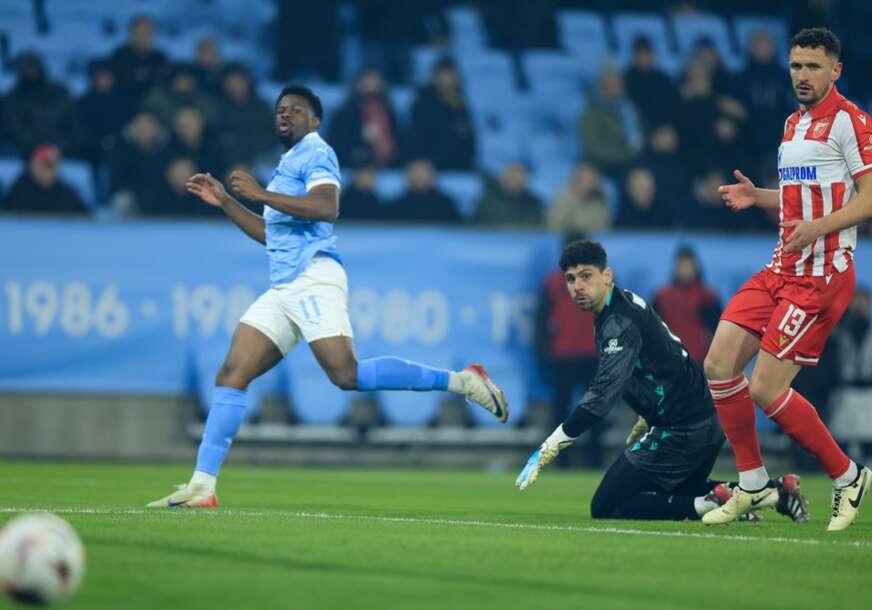 detalj sa utakmice Malme - Crvena zvezda