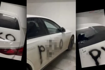 (FOTO) OŠIŠALI JE, PA JOJ DEMOLIRALI AUTOMOBIL Skupocjeni "mercedes" uništen u garaži, žena pod istragom u slučaju AUTOMAFIJE