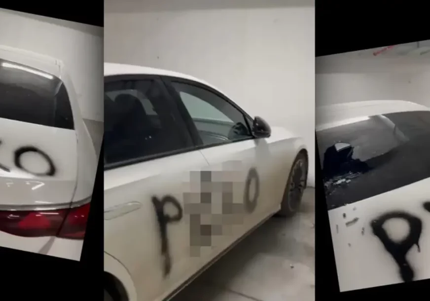 (FOTO) OŠIŠALI JE, PA JOJ DEMOLIRALI AUTOMOBIL Skupocjeni "mercedes" uništen u garaži, žena pod istragom u slučaju AUTOMAFIJE
