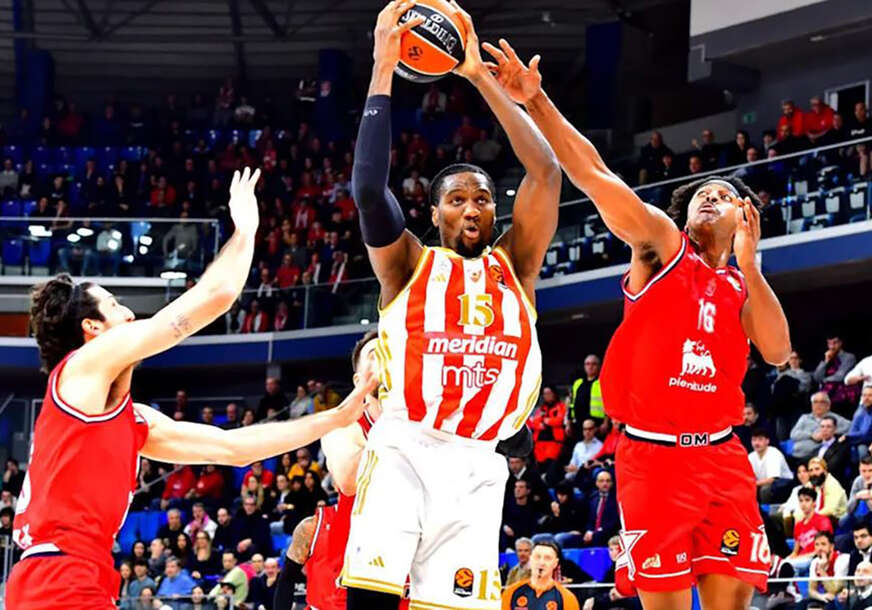 detalj sa košarkaške utakmice Milano - Crvena zvezda