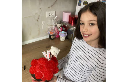 (FOTO) „MALA SAPUNSKA VILA“ Milica (11) pravi NEOBIČNE BUKETE od mirisnih sapuna