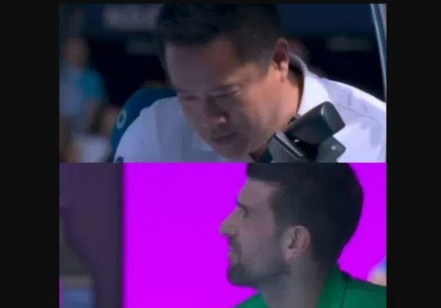 Novak Đoković i sudija