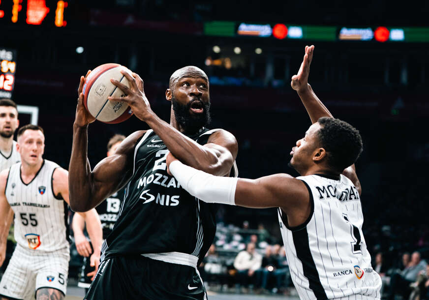 detalj sa košarkaške utakmice Partizan - Kluž