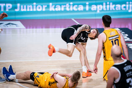 detalj sa košarkaške utakmice Partizan - Split