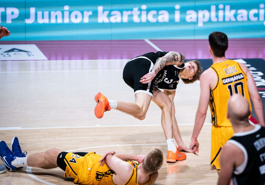 detalj sa košarkaške utakmice Partizan - Split