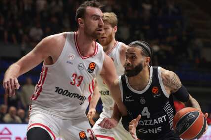 detalj sa košarkaškog meča Partizan - Olimpijakos