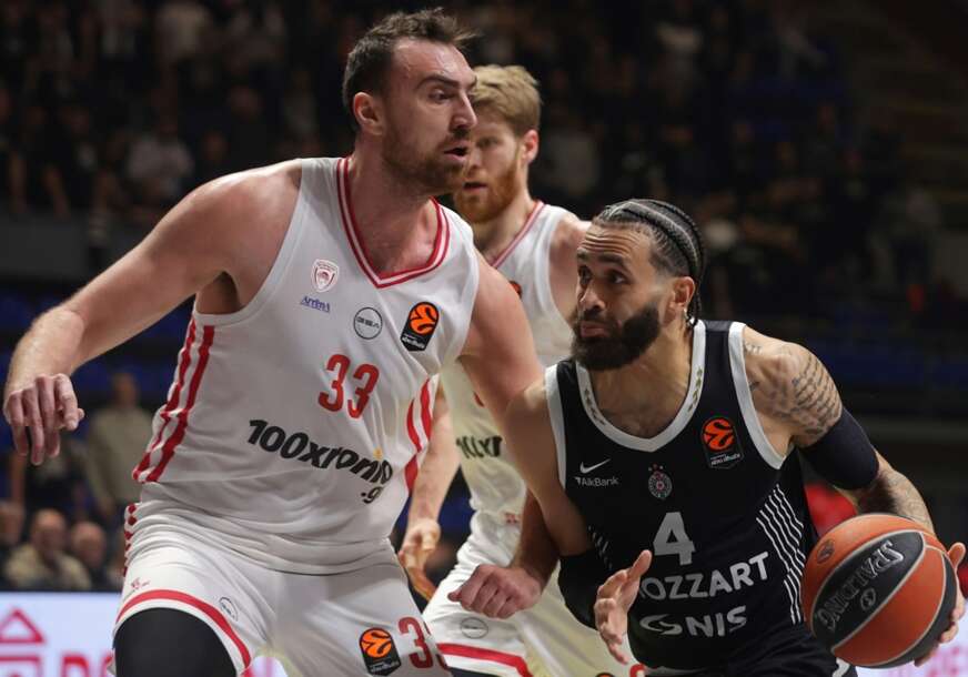 detalj sa košarkaškog meča Partizan - Olimpijakos