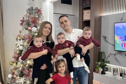 (FOTO) ŠOK I SREĆA U JEDNOM Donići očekivali blizance, a na ultrazvuku otkrivene jednojajčane trojke