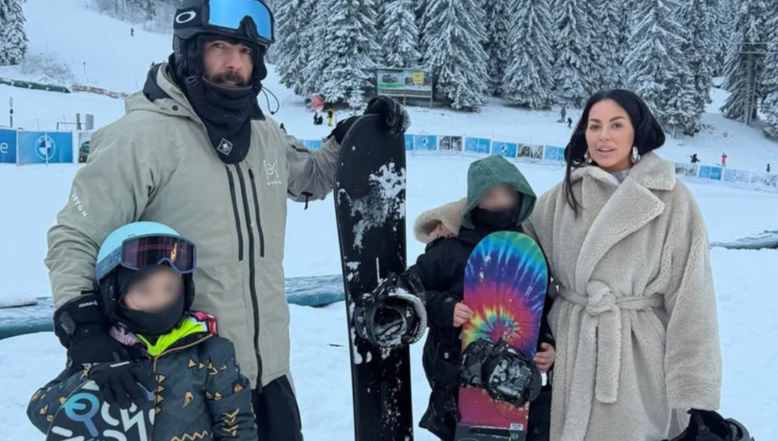 Seka Aleksić podijelia trenutke sa Kopaonika, sinovi u ful opremi za skijanje