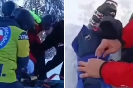 (VIDEO) Žandermerija brzo reagovala: Spaseni povrijeđeni skijaši na Kopaoniku