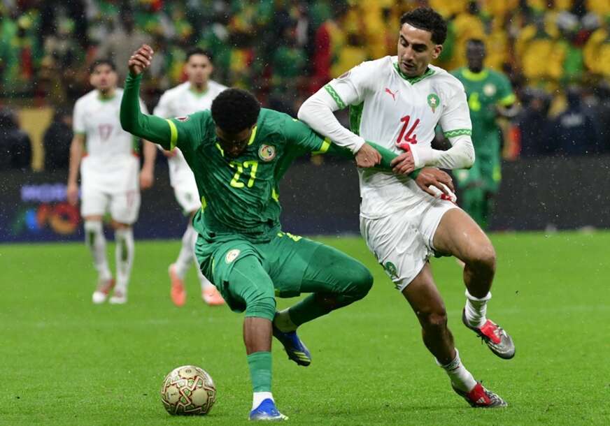detalj sa fudbalske utakmice Senegal - Maroko