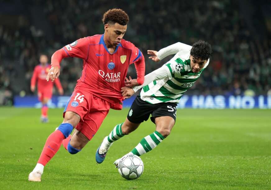 detalj sa meča Sporting - PSŽ