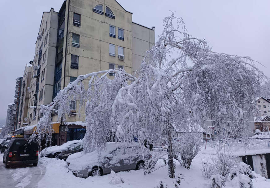 Zvornik, snijeg