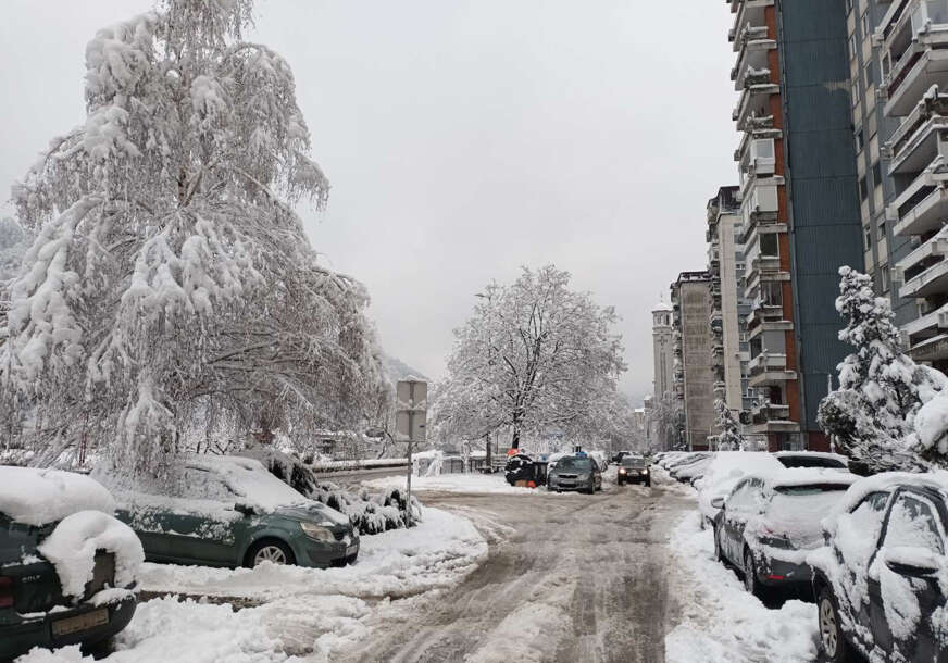 Zvornik, snijeg